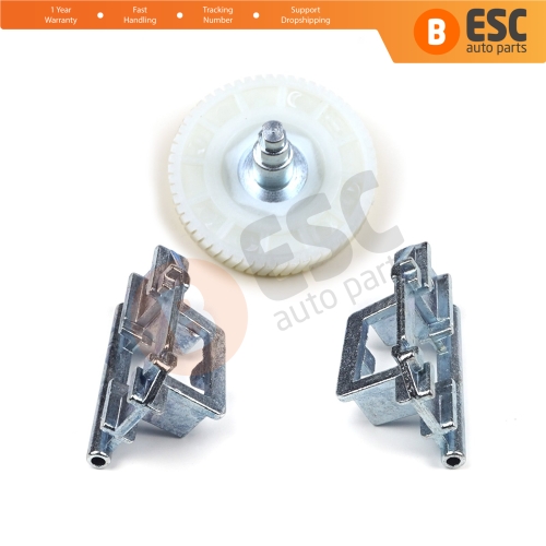 Sunroof Slider Cable End Clips Metal Brackets Motor Gear for Peugeot 206 206+ 207 842461 7701469319