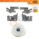 Electric Sunroof Pull Cable Metal Brackets and Motor Gear for Renault Clio MK2 1998-2012