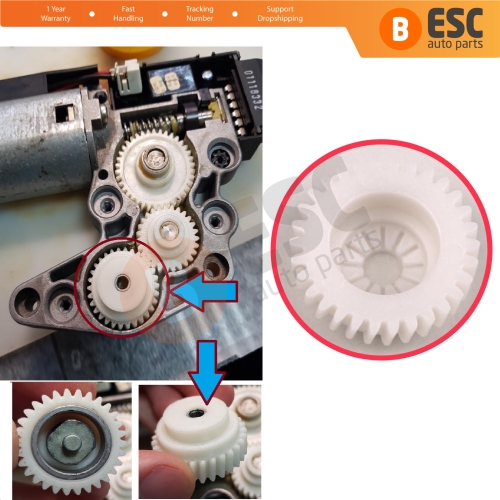 Sunroof Motor Gear 30-Teeth for Citroen C3 FC Toyota Avensis T22 Corona T21 Zafira A Porsche 911 Mercedes W163 C208 A208 Nissan Primera P12 Altima L31