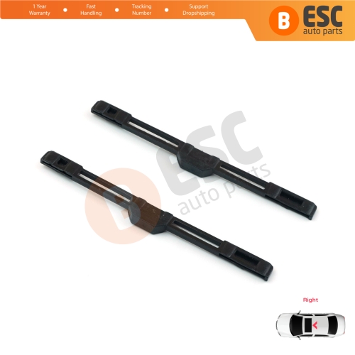 2 Pieces Sunroof Shade Curtain Right Side Slider for BMW 3 Series E46 1997-2006 54138246025