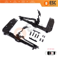 Sunroof Lifting Angle Hatch Runner Repair Kit With Connection Plate for Mercedes E Class W124 S124 C124 190 W201 1247800512 1247800612