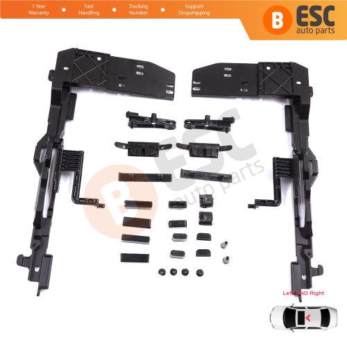 Sunroof Lifting Angle Hatch Runner Repair Kit for Mercedes E Class W124 S124 C124 190 W201 1247800512 1247800612