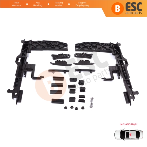 Sunroof Lifting Angle Hatch Runner Repair Kit for Mercedes E Class W124 S124 C124 190 W201 1247800512 1247800612
