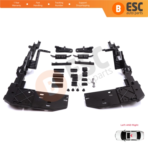 Sunroof Lifting Angle Hatch Runner Repair Kit for Mercedes E Class W124 S124 C124 190 W201 1247800512 1247800612