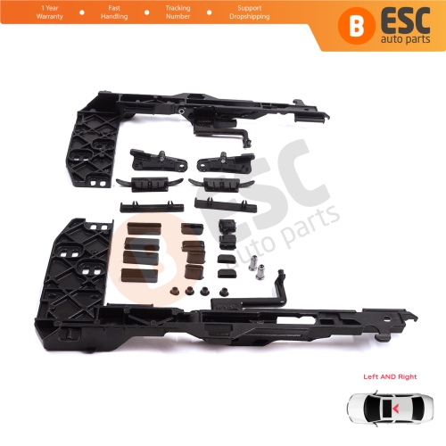 Sunroof Lifting Angle Hatch Runner Repair Kit for Mercedes E Class W124 S124 C124 190 W201 1247800512 1247800612