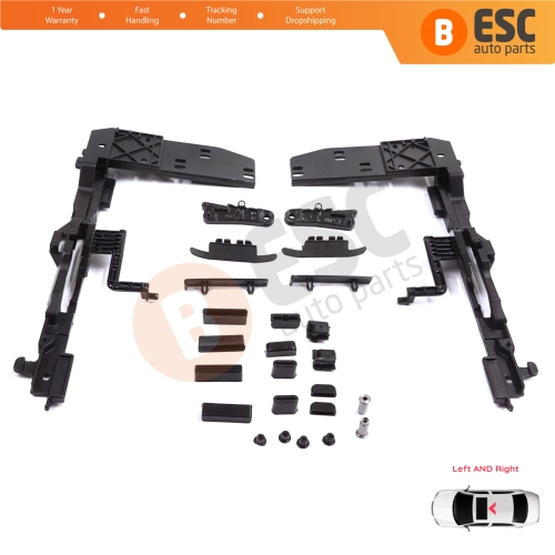 Sunroof Lifting Angle Hatch Runner Repair Kit for Mercedes E Class W124 S124 C124 190 W201 1247800512 1247800612