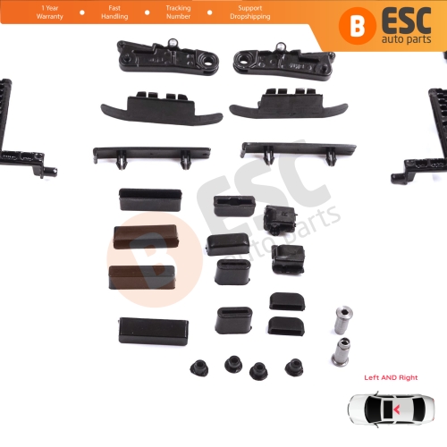 Sunroof Lifting Angle Hatch Runner Repair Kit for Mercedes E Class W124 S124 C124 190 W201 1247800512 1247800612