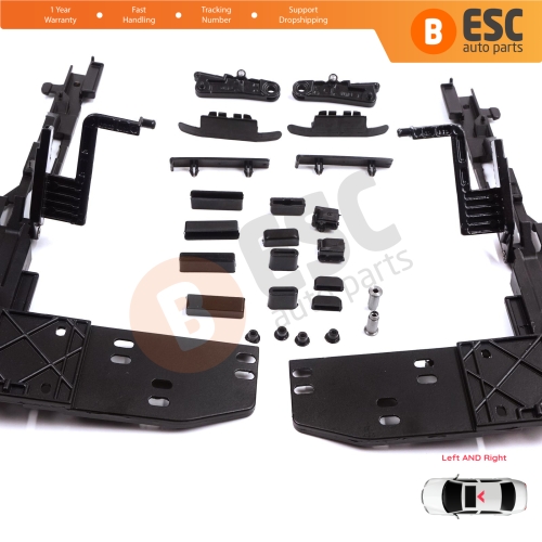 Sunroof Lifting Angle Hatch Runner Repair Kit for Mercedes E Class W124 S124 C124 190 W201 1247800512 1247800612