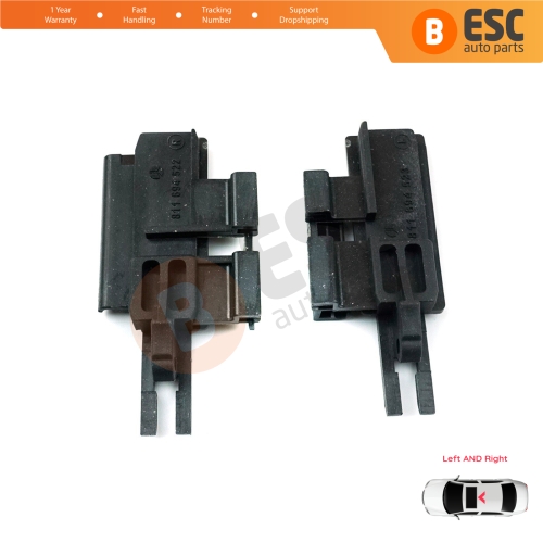 Sunroof Slider Guide Rail Left Right Bracket Clips for BMW 5 Series E39 1996-2003 4/5 Door X5 E53 2000-2006 811694522 811694523 