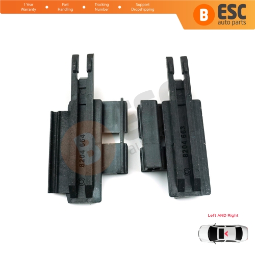 Sunroof Slider Guide Rail Left Right Bracket Clips for BMW 5 Series E39 1996-2003 4/5 Door X5 E53 2000-2006 811694522 811694523 