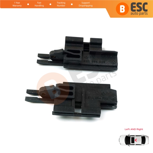 Sunroof Slider Guide Rail Left Right Bracket Clips for BMW 5 Series E39 1996-2003 4/5 Door X5 E53 2000-2006 811694522 811694523 