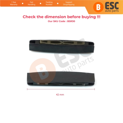 2 Pieces Sunroof Glass Rail Repair Clips Bracket for Peugeot 307 406 407 Mercedes W211 W203 W204 W210 913819569R