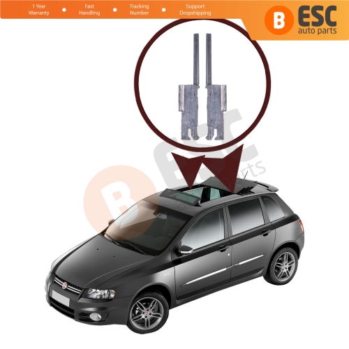 Skywindow Sunroof Roof Rail Holder Runner Guide Left Right for Fiat Stilo 192 2001-2008 5-Door 6101170A