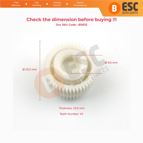 Sunroof Moonroof Motor Repair Inner Gear For Ford Mondeo MK1 MK2 1992-2000 Escort MK6 Scorpio MK2 Contour Mystique 1994-2001 94BGA53508AA