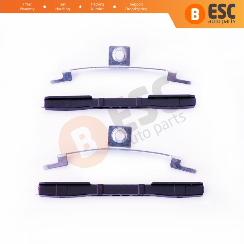 2 Sets Sunroof Shade Blind Guide Rail Clips for VW Beetle Bora Jetta Golf MK4 MK5 Passat B5 B6 Audi A3 A4 A6 Seat Leon 1999-2013 4B0877165