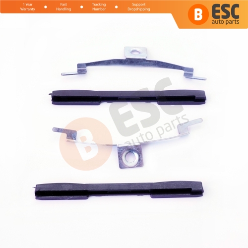 2 Sets Sunroof Shade Blind Guide Rail Clips for VW Beetle Bora Jetta Golf MK4 MK5 Passat B5 B6 Audi A3 A4 A6 Seat Leon 1999-2013 4B0877165