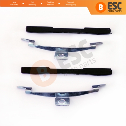 2 Sets Sunroof Shade Blind Guide Rail Clips for VW Beetle Bora Jetta Golf MK4 MK5 Passat B5 B6 Audi A3 A4 A6 Seat Leon 1999-2013 4B0877165