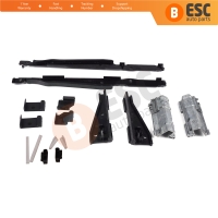 16 Pcs Sunroof Runner Track Slider Curtain Shade Guide Repair Clips for BMW 3 E91 5 E61 X3 E83 X5 E53 E70 Cullinan RR31 54138408062