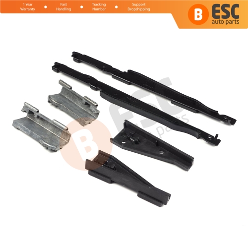 6 Pcs Sunroof Runner Track Slider Guide Repair Clips for BMW 3 E91 5 E61 X3 E83 X5 E53 E70 Cullinan RR31 54138408062