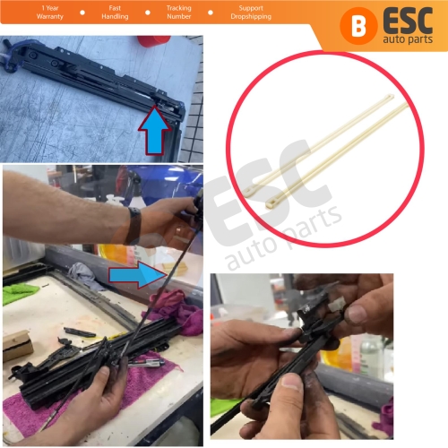 1 Pair Sunroof Slider Rail Lifting Lever Connector Bracket For Renault Clio MK2 BB CB SB Scenic MK2 JM Megane MK1 Coach Coupe 7701367848