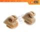 2 Pieces Sun Visor Shade Holder Hook Clips Tan Color for Mercedes W123 W124 W126 W201 190 W140