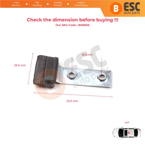 Sunroof Shade Curtain Left Side Slider for BMW 3 Series E46 2003-2006 Facelift 54137134516