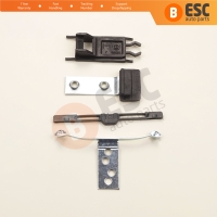 4 Pieces Sunroof Shade Runner Slider Rail Trim Repair Clips for BMW 3 Series E46 2003-2006 Facelift 54137134516 54138246025