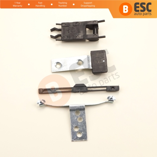 4 Pieces Sunroof Shade Runner Slider Rail Trim Repair Clips for BMW 3 Series E46 2003-2006 Facelift 54137134516 54138246025