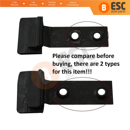 4 Pieces Sunroof Shade Runner Slider Rail Trim Repair Clips for BMW 3 Series E46 1997-2003 Pre-Facelift 54138246027 54138246025