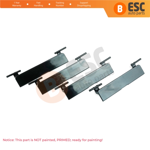 4 Pieces Panoramic Roof Rack Port Cover Trim 20469071829040 for Mercedes C Class W204 2007-2014 95*20 mm