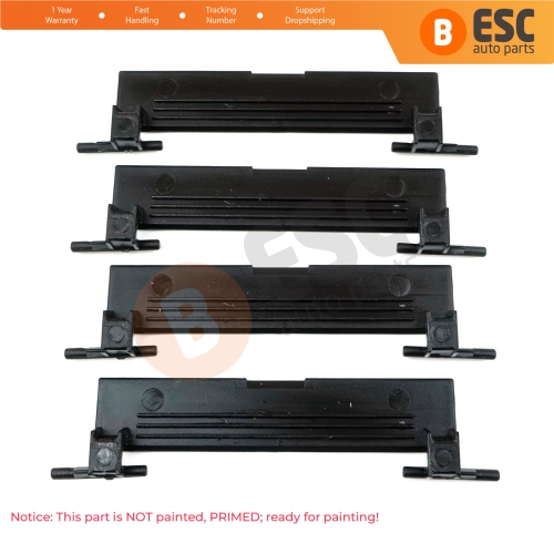 4 Pieces Panoramic Roof Rack Port Cover Trim 20469071829040 for Mercedes C Class W204 2007-2014 95*20 mm