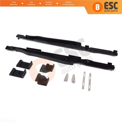10 Pcs Sunroof Runner Track Slider Curtain Shade Guide Repair Clips for BMW 3 E91 5 E61 X3 E83 X5 E53 E70 Cullinan RR31 54138408062