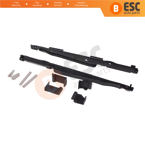 10 Pcs Sunroof Runner Track Slider Curtain Shade Guide Repair Clips for BMW 3 E91 5 E61 X3 E83 X5 E53 E70 Cullinan RR31 54138408062