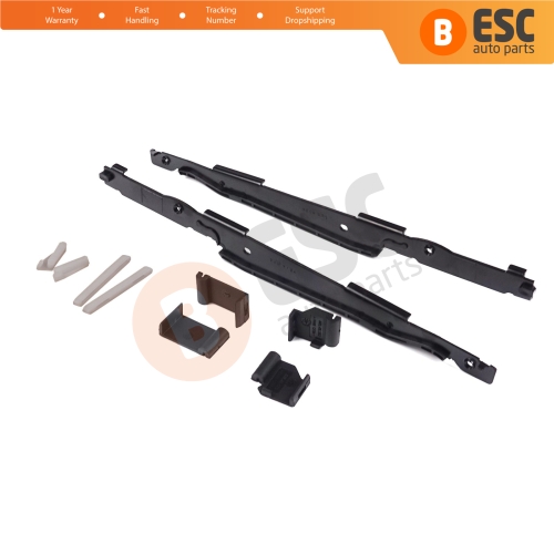 10 Pcs Sunroof Runner Track Slider Curtain Shade Guide Repair Clips for BMW 3 E91 5 E61 X3 E83 X5 E53 E70 Cullinan RR31 54138408062