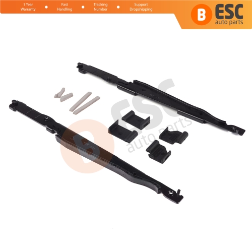 10 Pcs Sunroof Runner Track Slider Curtain Shade Guide Repair Clips for BMW 3 E91 5 E61 X3 E83 X5 E53 E70 Cullinan RR31 54138408062
