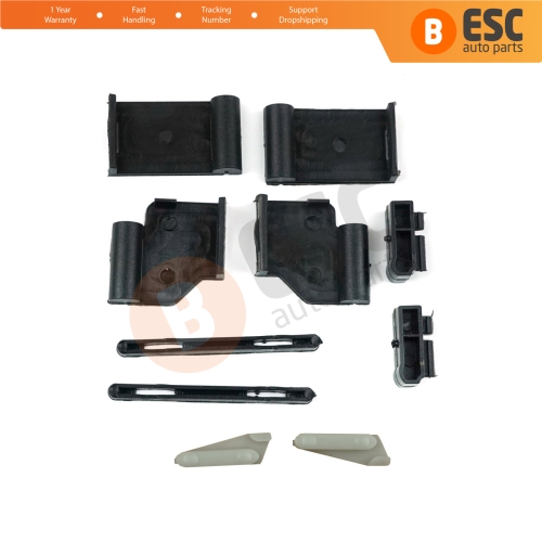 10 Pcs Sunroof Runner Track Slider Curtain Shade Guide Repair Clips for BMW 3 E91 5 E61 X3 E83 X5 E53 E70 Cullinan RR31 54137155683