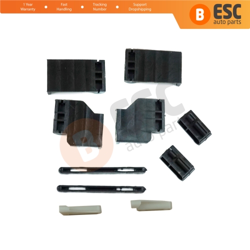 10 Pcs Sunroof Runner Track Slider Curtain Shade Guide Repair Clips for BMW 3 E91 5 E61 X3 E83 X5 E53 E70 Cullinan RR31 54137155683