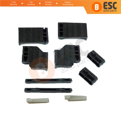 10 Pcs Sunroof Runner Track Slider Curtain Shade Guide Repair Clips for BMW 3 E91 5 E61 X3 E83 X5 E53 E70 Cullinan RR31 54137155683