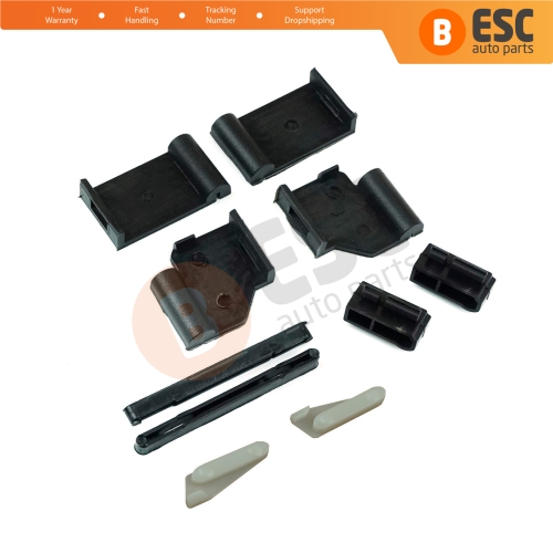 10 Pcs Sunroof Runner Track Slider Curtain Shade Guide Repair Clips for BMW 3 E91 5 E61 X3 E83 X5 E53 E70 Cullinan RR31 54137155683