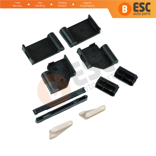 10 Pcs Sunroof Runner Track Slider Curtain Shade Guide Repair Clips for BMW 3 E91 5 E61 X3 E83 X5 E53 E70 Cullinan RR31 54137155683