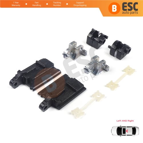 Sunroof Sliding Rail Lift Lever Hinge Repair 8 Pieces Set Left Right for BMW 3 Series E36 E46 7 Series E38 54128119747 54128119748