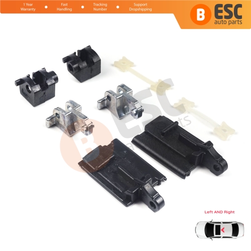 Sunroof Sliding Rail Lift Lever Hinge Repair 8 Pieces Set Left Right for BMW 3 Series E36 E46 7 Series E38 54128119747 54128119748