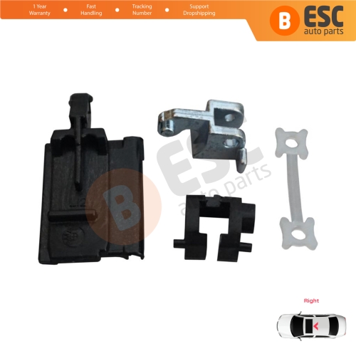 Sunroof Sliding Rail Lift Lever Hinge Repair 4 Pieces Set Right for BMW 3 Series E36 E46 7 Series E38 54128119748