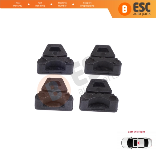 4 Pieces Sunroof Rail Frame Glass Slider Guide Repair Bracket for Mercedes CLA A C E Class W176 W177 W205 C207 C117