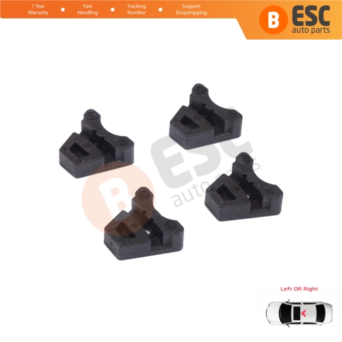 4 Pieces Sunroof Rail Frame Glass Slider Guide Repair Bracket for Mercedes CLA A C E Class W176 W177 W205 C207 C117