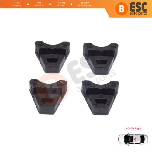 4 Pieces Sunroof Rail Frame Glass Slider Guide Repair Bracket for Mercedes CLA A C E Class W176 W177 W205 C207 C117