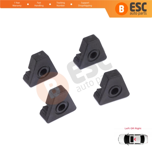 4 Pieces Sunroof Rail Frame Glass Slider Guide Repair Bracket for Mercedes CLA A C E Class W176 W177 W205 C207 C117
