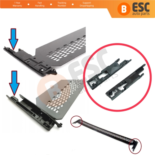 Sunroof Sunshade Front Floating Headlining Mechanism Runner Repair Parts for BMW X5 E53 X3 E83 5 Series E61 54107198619