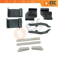 10 Pcs Sunroof Runner Track Slider Curtain Shade Guide Repair Clips for BMW 3 E91 5 E61 X3 E83 X5 E53 E70 Cullinan RR31 54137155683