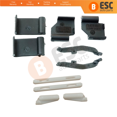 10 Pcs Sunroof Runner Track Slider Curtain Shade Guide Repair Clips for BMW 3 E91 5 E61 X3 E83 X5 E53 E70 Cullinan RR31 54137155683